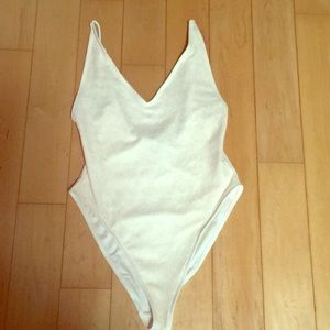Cream One-Piece- Forever 21